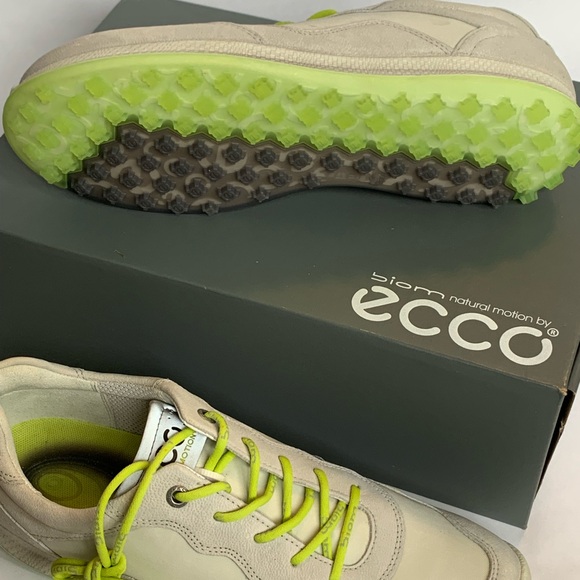 NEW ECCO Women’s Golf BIOM Hybrid 2 Lite - size EU40 Gravel/Shadow White - Picture 5 of 7